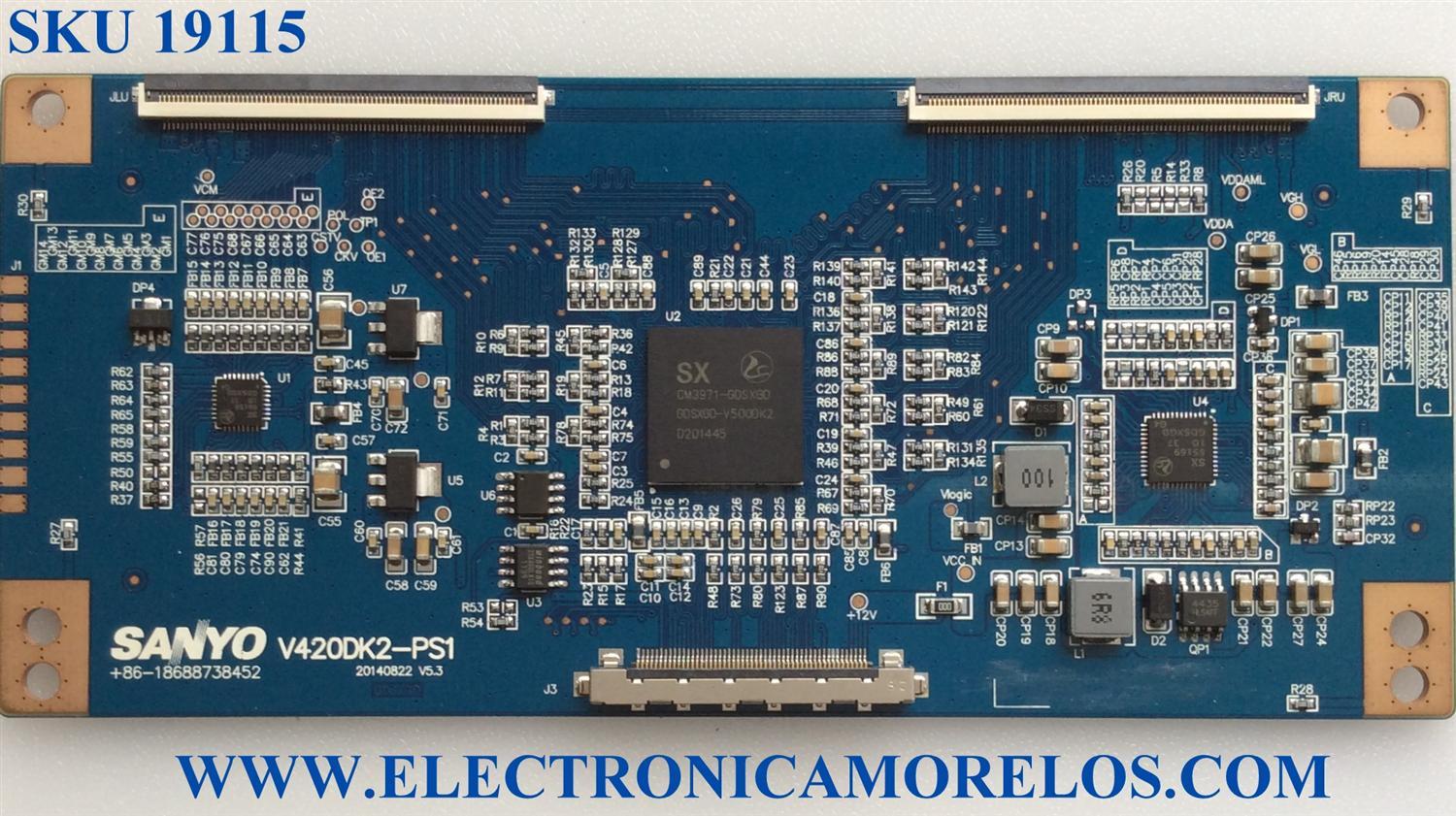 T-CON / RCA V420DK2-PS1 / V420DK2-PS1 / 20140822 / V5.3 /18688738452 / MODELOS LED42C45RQ 5501-LE42C45-A4 / LED42C45RQ